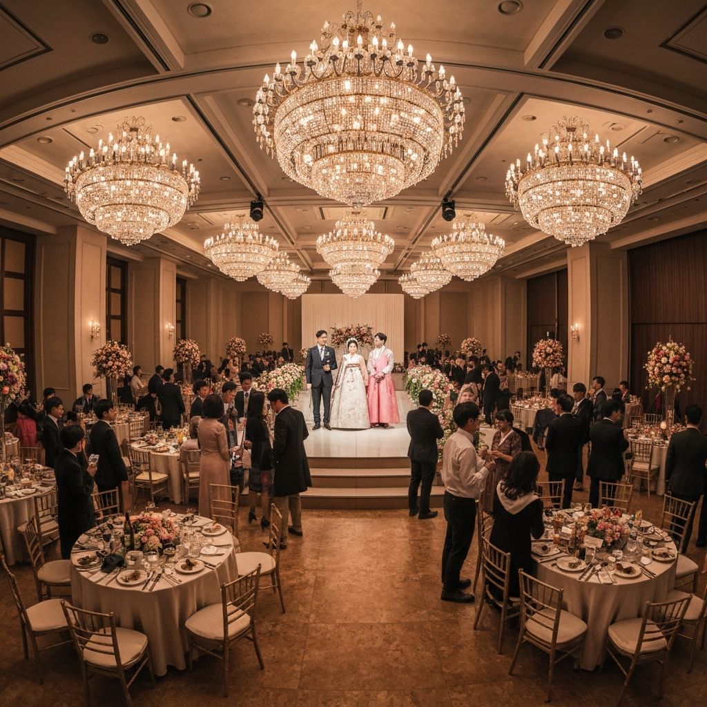 럭셔리 웨딩 폐백