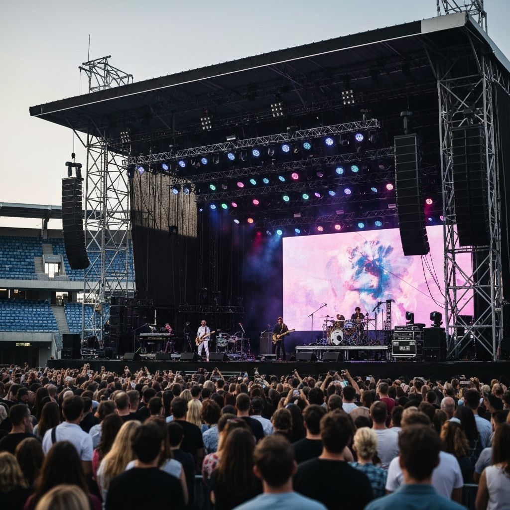 음악 콘서트 무대